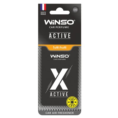 Ароматизатор авто WINSO X Active Tutti Frutti Ароматизатор авто WINSO X Active Tutti Frutti