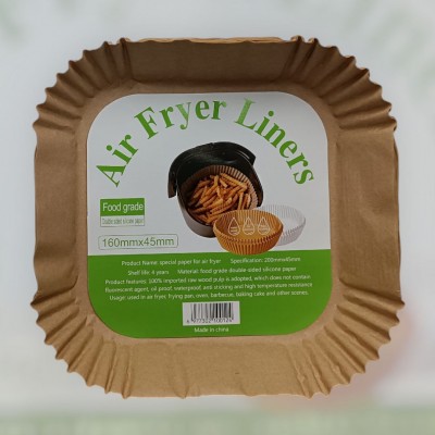 Hirtie pentru friteuza, patrata, 16 х 4.5 cm, 50 buc