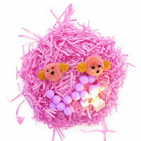 Decor de hirtie pentru cadouri, + pompoane +luminite