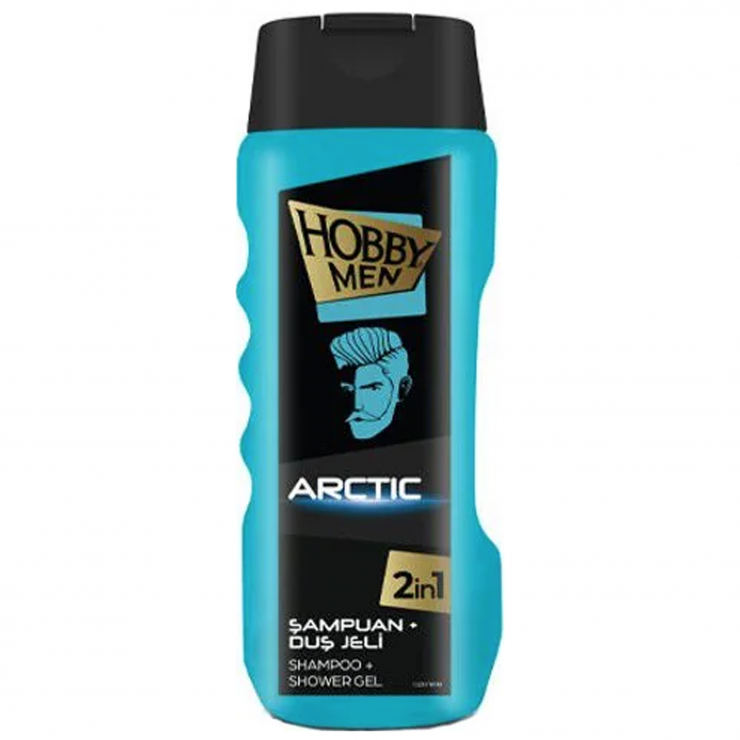 Шампунь + гель для душа 2 в 1 Hobby MEN Arctic, 400 мл Шампунь + гель для душа 2 в 1 Hobby MEN Arctic, 400 мл