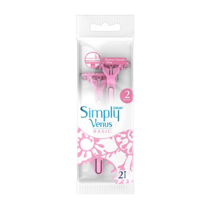 Станок для бритья, Gillette Simply VENUS, basic, 5 шт Станок для бритья, Gillette Simply VENUS, basic, 5 шт
