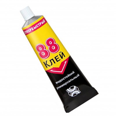 Клей 88 супербыстрый, универсальный, 40 мл
