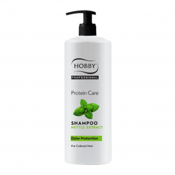 Шампунь Hobby, для окрашенных волос с крапивой, Nettle, 1000 мл Шампунь Hobby, для окрашенных волос с крапивой, Nettle, 1000 мл