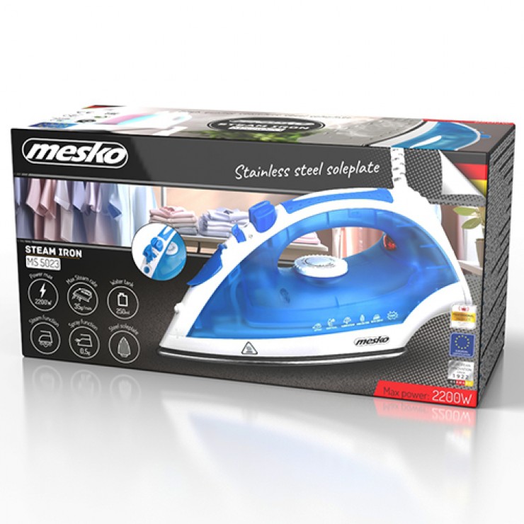 Fier de calcat Mesko 2200W MS5023 Fier de calcat Mesko 2200W MS5023