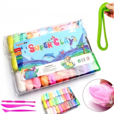 Пластилин воздушный, набор 36 цветов x 8 гр Пластилин воздушный, набор 36 цветов x 8 гр