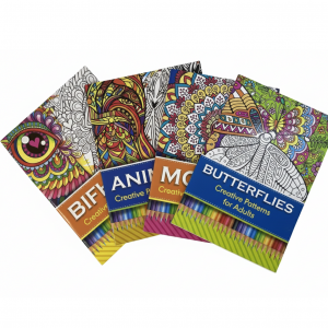 Caiet de colorat Animals Creative Patterns for Adults Caiet de colorat Animals Creative Patterns for Adults