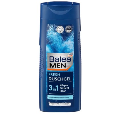Гель для душа Balea, мужской, Fresh Men 3 в 1, 300 мл Гель для душа Balea, мужской, Fresh Men 3 в 1, 300 мл
