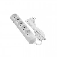 Удлинитель Neomax 5 гнезд, 3 м, (белый)