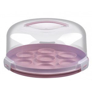 Контейнер для тортов и капкейков Gondol TASTY 280x145mm Контейнер для тортов и капкейков Gondol TASTY 280x145mm