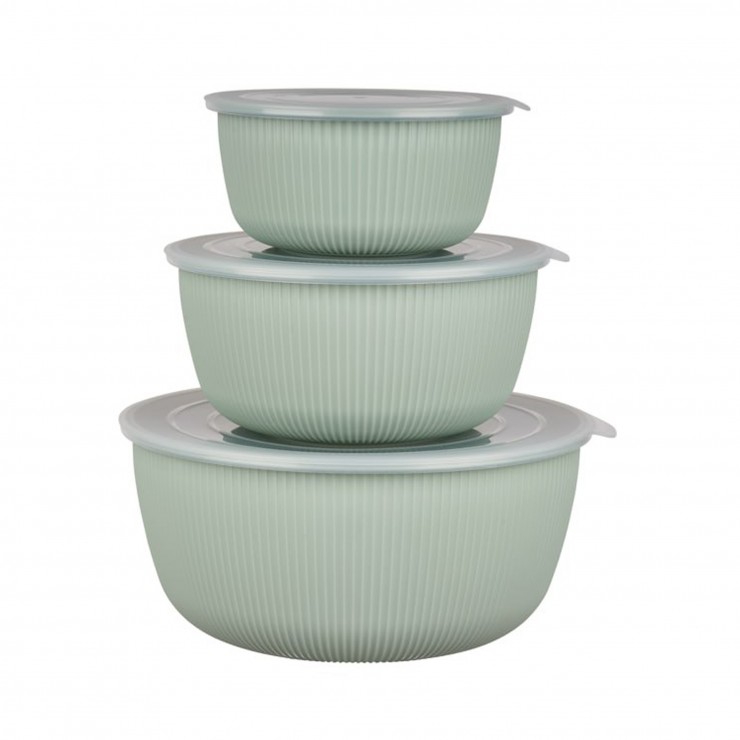 Миски - контейнеры Gondol, круглые, с прозрачными крышками, набор 3 шт Миски - контейнеры Gondol, круглые, с прозрачными крышками, набор 3 шт