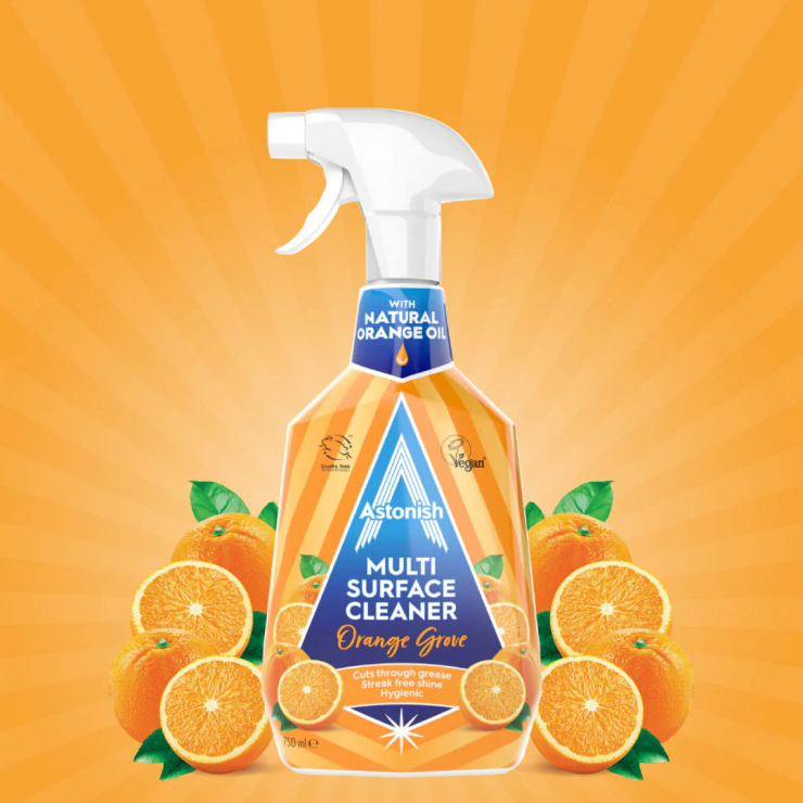 Универсальный чистящий спрей Astonish Multi Surface Cleaner Orange 750 мл Универсальный чистящий спрей Astonish Multi Surface Cleaner Orange 750 мл