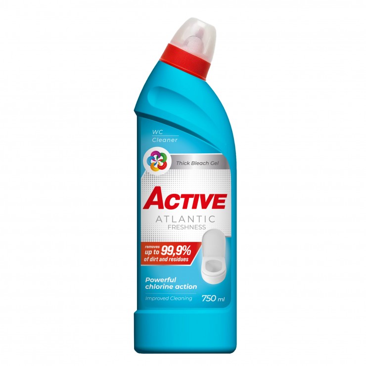 Solutie pentru curatare WC, Active Ocean Fresh, 750 ml Solutie pentru curatare WC, Active Ocean Fresh, 750 ml