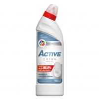 Solutie pentru curatare WC,  Active Extra White, 750 ml