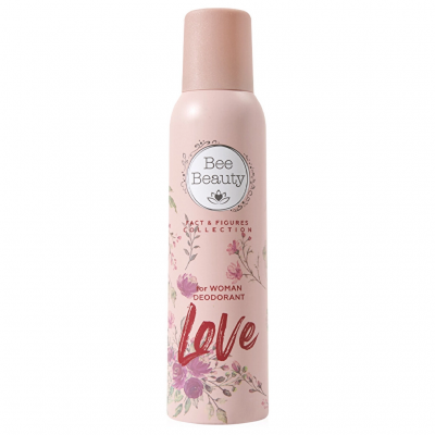 Bee Beauty Deodorant p/u femei 150ml Love (Fact& Figures) Bee Beauty Deodorant p/u femei 150ml Love (Fact& Figures)