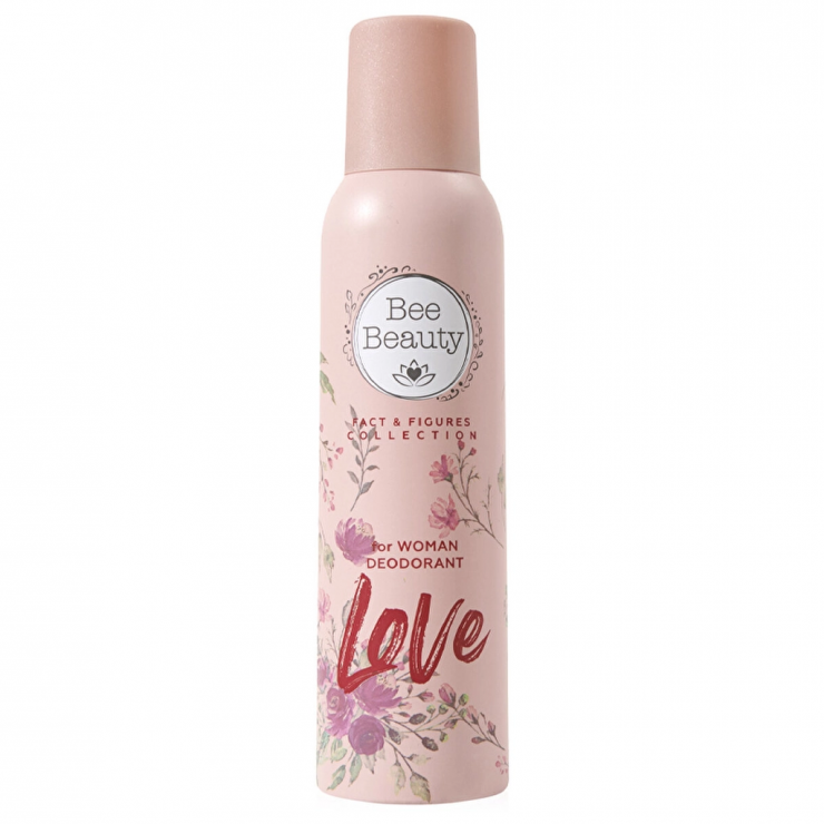 Bee Beauty Deodorant p/u femei 150ml Love (Fact& Figures) Bee Beauty Deodorant p/u femei 150ml Love (Fact& Figures)