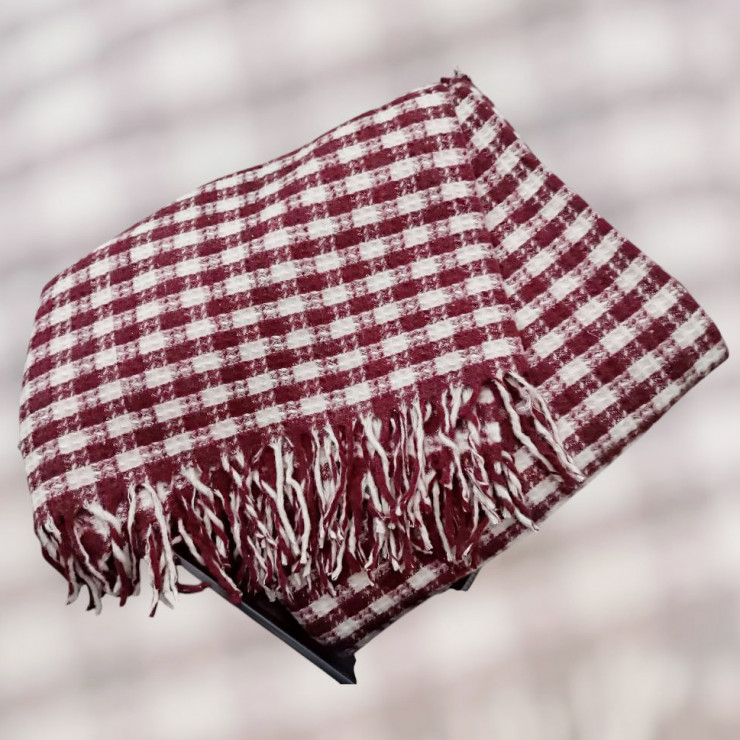 Покрывало - плед с бахромой Magus,180х220 см