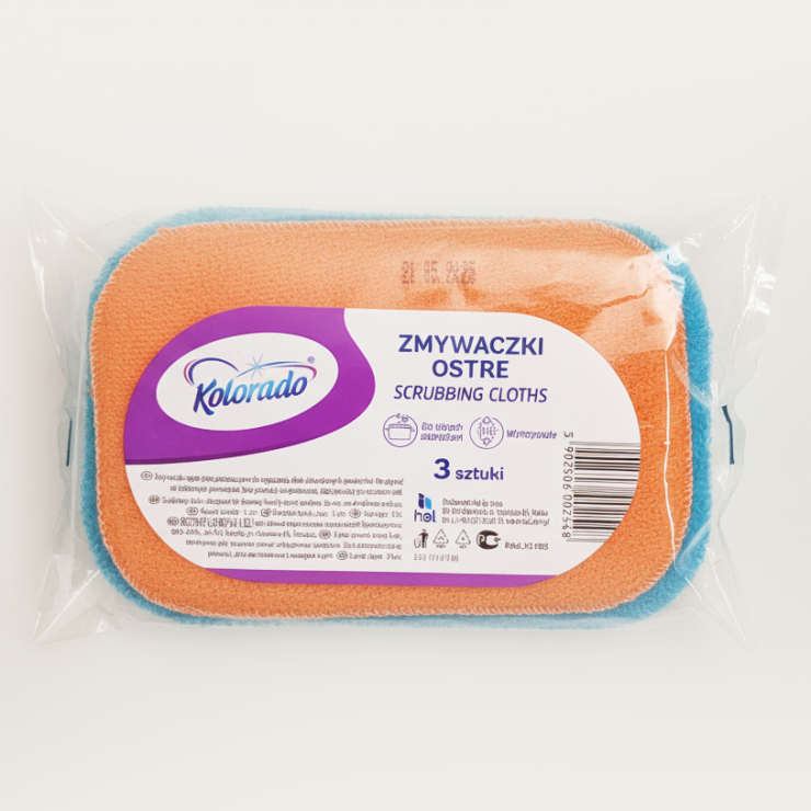 Губка абразивная Kolorado, набор 3шт Губка абразивная Kolorado, набор 3шт