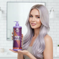 Шампунь для нейтрализации желтизны волос SHINY Beauty 500 мл