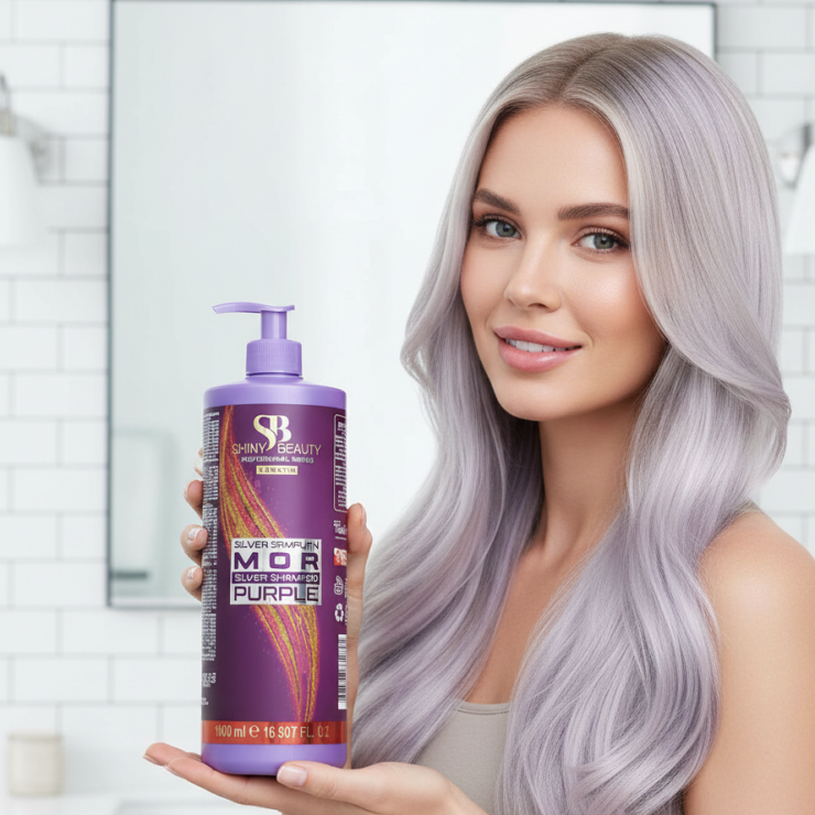 Шампунь для нейтрализации желтизны волос SHINY Beauty 1 Литр Шампунь для нейтрализации желтизны волос SHINY Beauty 1 Литр