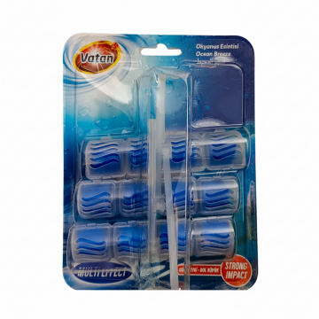 Блок-Освежитель VATAN, для унитаза, Океан, 3 шт х 50гр