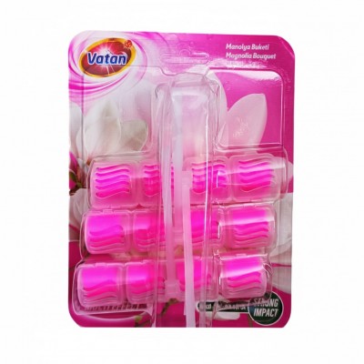 Блок-Освежитель VATAN, для унитаза, MAGNOLIA, 3 шт x 50gr