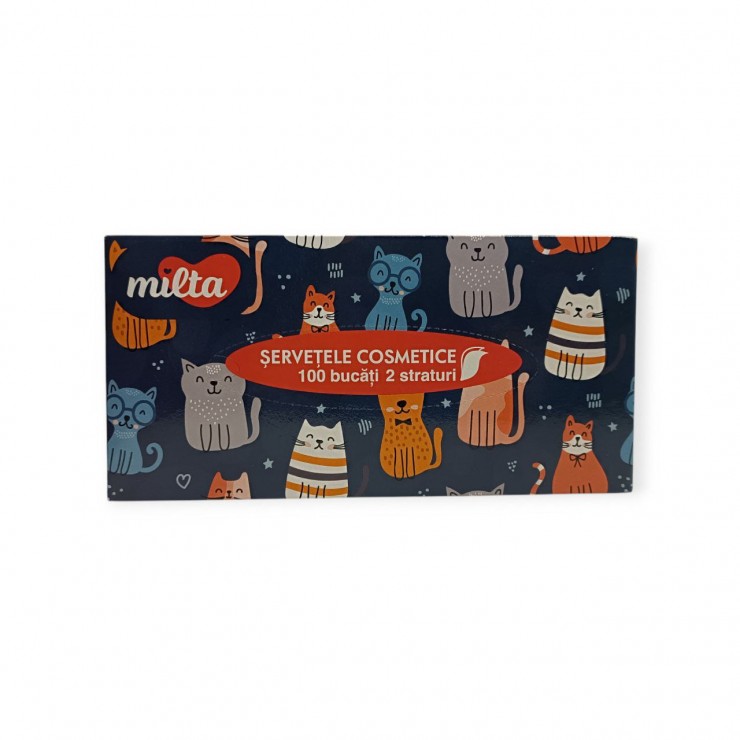 Косметические салфетки Milta / 2 слоя / 100шт Косметические салфетки Milta / 2 слоя / 100шт