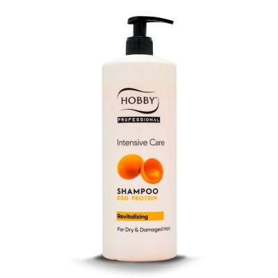 Шампунь Hobby, для сухих и поврежденных волос, Egg Protein, 1000 мл