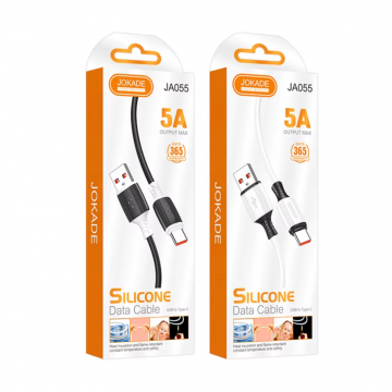 Cablu pentru incarcare Usb to Type-C 5A, JOKADE, JA055-M Cablu pentru incarcare Usb to Type-C 5A, JOKADE, JA055-M