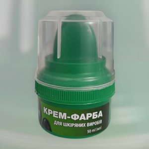 Крем-краска для обуви BLYSKAVKA, в банке с губкой, бесцветная, 50 мл