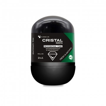 Антиперспирант CRISTAL men, Fresh&Natural, 48h, For Better Life, 50 мл Антиперспирант CRISTAL men, Fresh&Natural, 48h, For Better Life, 50 мл