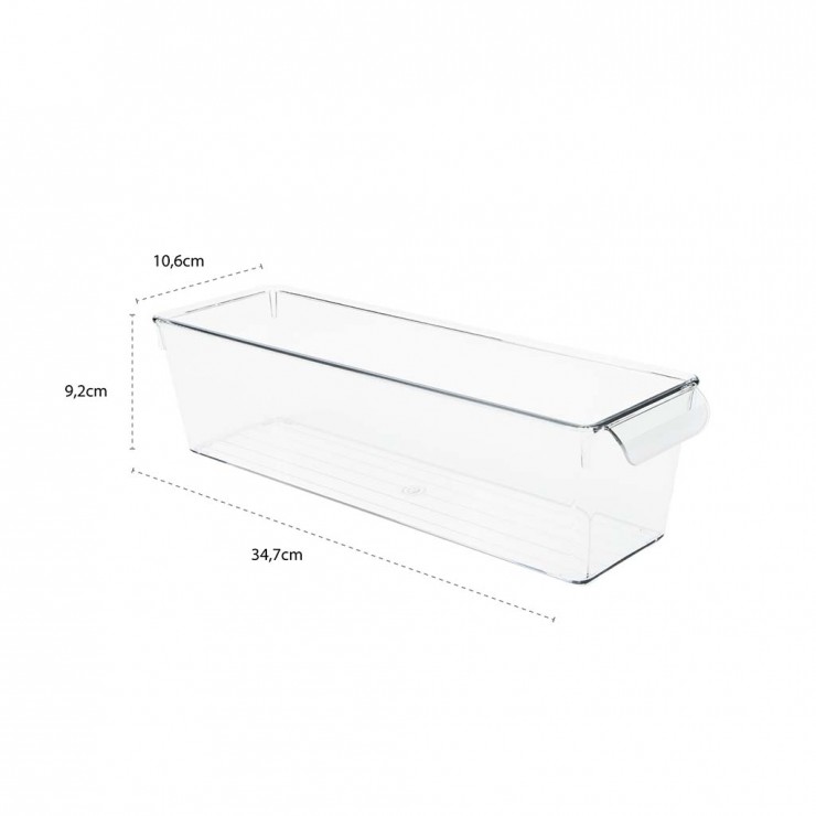 Organizator frigider DecoBella, Extra rezistent,  2 Litri