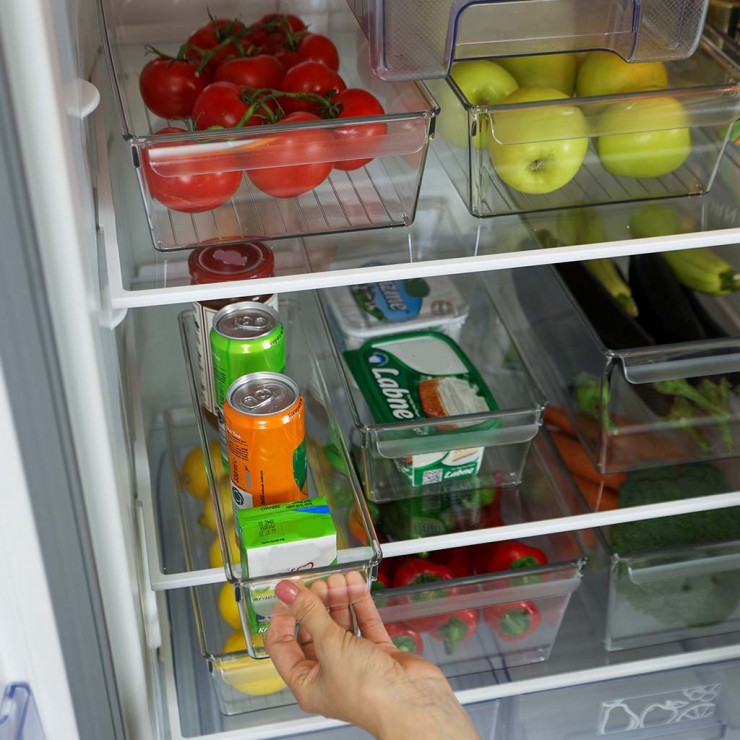 Organizator frigider DecoBella, Extra rezistent,  2 Litri