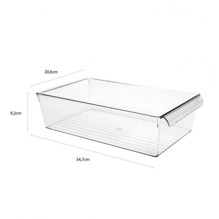 Organizator frigider DecoBella, Extra rezistent, 4,5 Litri