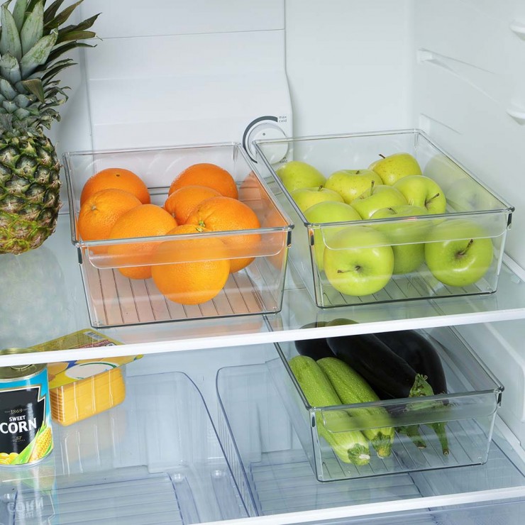 Organizator frigider DecoBella, Extra rezistent, 4,5 Litri