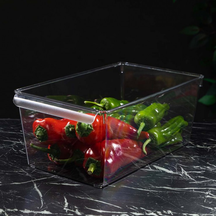 Organizator frigider DecoBella, Extra rezistent, 7 Litri