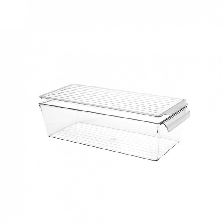 Organizator cu capac, pentru frigider DecoBella, Extra rezistent, 3 Litri