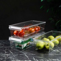 Organizator cu capac, pentru frigider DecoBella, Extra rezistent, 3 Litri