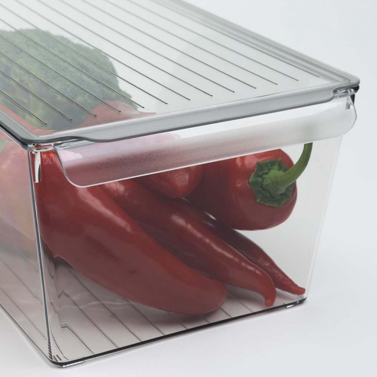 Органайзер с крышкой, для холодильника Супер прочный, DecoBella, 7 Литров