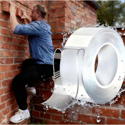 Лента клейкая, двухсторонняя, бесцветная, 3 см х 2 м Лента клейкая, двухсторонняя, бесцветная, 3 см х 2 м