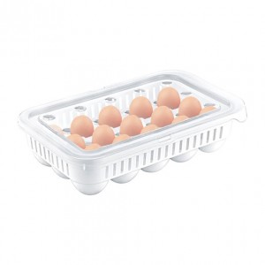 Органайзер для хранения 15-и яиц, с крышкой, Voce