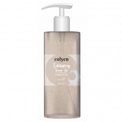 Гель для душа со скрабом  COLYEN, MILK, 385 мл
