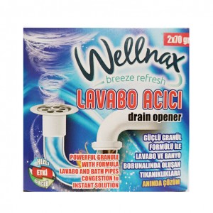 Гранулы для прочистки труб Wellnax 2 x 70gr